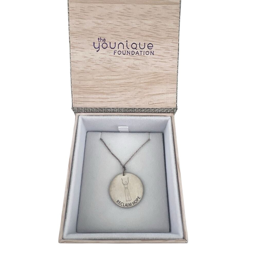 The Younique Foundation Sterling Silver Necklace 20" Reclaim Hope